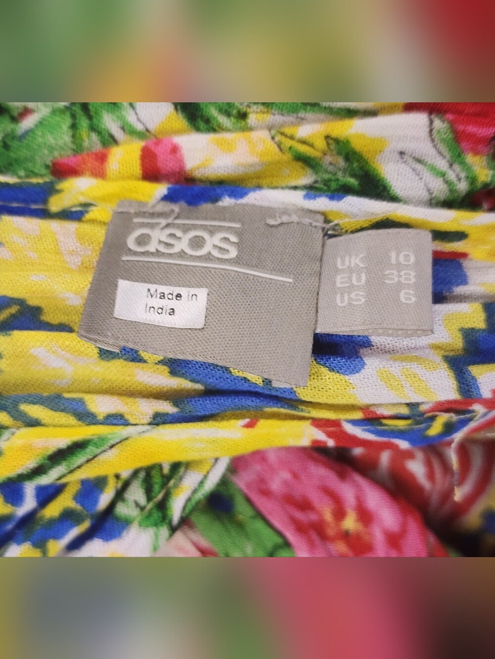 ASOS Sleeveless Floral Dress, Womens 6 - Picture 5 of 5